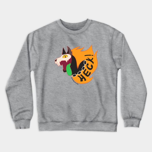 Heck Hound Crewneck Sweatshirt by cafogartyart